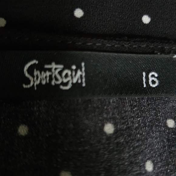 Sportsgirl Long Sleeve V Back Detail Blouse Size 16 - Picture 6 of 6